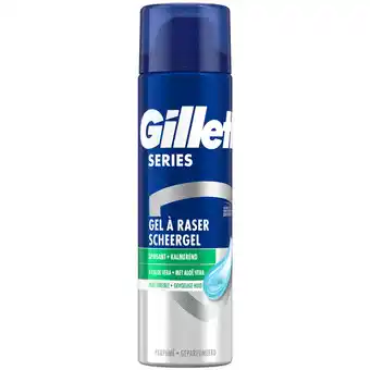 Dekamarkt Gillette Scheergel series gevoelige huid aanbieding