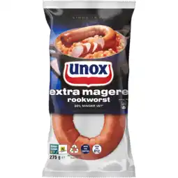 Dekamarkt Unox Rookworst extra mager aanbieding