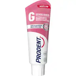 Dekamarkt Prodent Tandpasta sensitive teeth & gums aanbieding