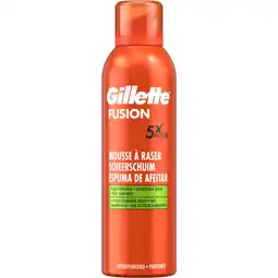 Dekamarkt Gillette Scheerschuim fusion gevoelige huid aanbieding