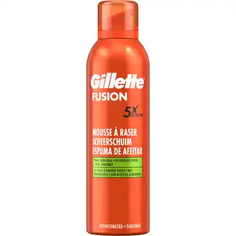 Dekamarkt Gillette Scheerschuim fusion gevoelige huid aanbieding