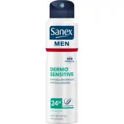 Dekamarkt Sanex Deospray men sensitive aanbieding