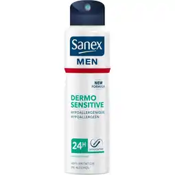 Dekamarkt Sanex Deospray men sensitive aanbieding