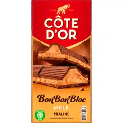 Dekamarkt Côte d'Or Bon bon bloc praline melk aanbieding