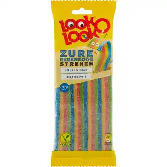 Dekamarkt Look O Look Zure regenboog streken fruit smaak aanbieding