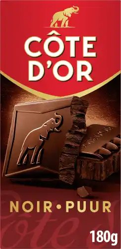 Dekamarkt Côte d'Or Chocoladereep puur aanbieding