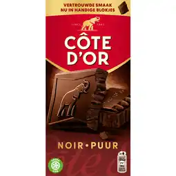 Dekamarkt Côte d'Or Chocoladereep puur aanbieding