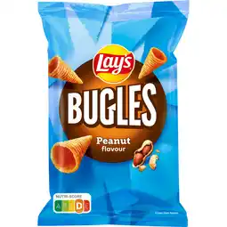 Dekamarkt Lay's Bugles peanut zak aanbieding