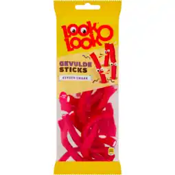 Dekamarkt Look O Look Gevulde Kersen sticks Zoet Snoep Zak aanbieding