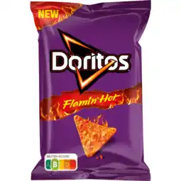 Dekamarkt Doritos Tortilla chips flamin hot aanbieding