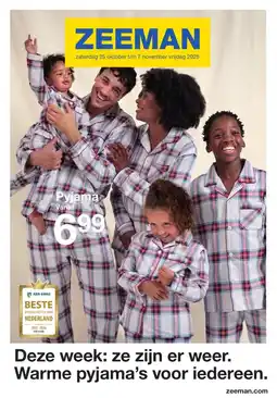 Zeeman Pyjama aanbieding