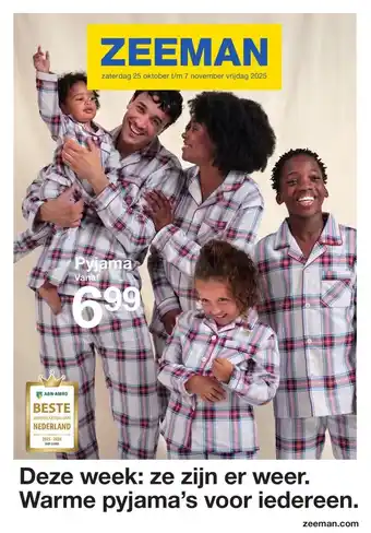 Zeeman Pyjama aanbieding