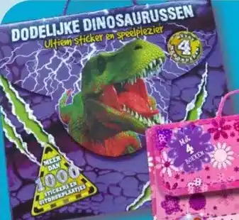 Boekenvoordeel Stickertas Dodelijke Dinosaurussen aanbieding