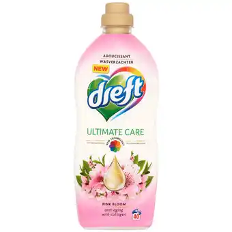 Dekamarkt Dreft Wasverzachter pink bloom 40 wasbeurten aanbieding