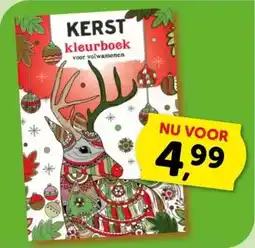 Boekenvoordeel KERST kleurboek aanbieding