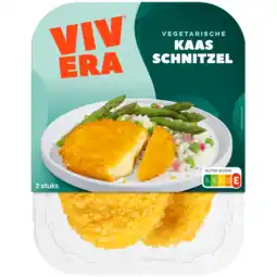 Dekamarkt Vivera Kaasschnitzel 2 stuks aanbieding