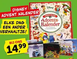 Boekenvoordeel DISNEY ADVENT KALENDER aanbieding