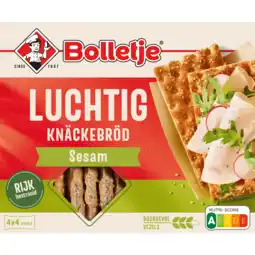 Dekamarkt Bolletje Knackebrod luchtig sesam aanbieding