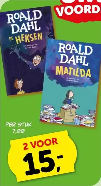 Boekenvoordeel ROALD DAHL MATILDA aanbieding