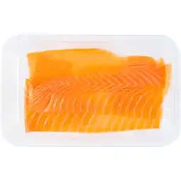 Dekamarkt DekaVers Gerookte Noorse zalm lang gesneden aanbieding