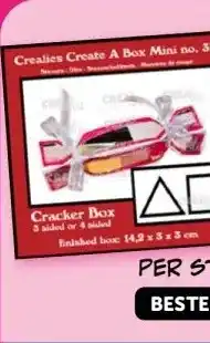 Boekenvoordeel Crealies Create A Box Mini no. 32 aanbieding