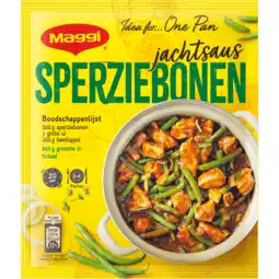 Dekamarkt Maggi Hollands pannetje sperziebonen jachtsaus aanbieding