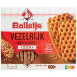 Dekamarkt Bolletje Knackebrod vezelrijk volkoren aanbieding