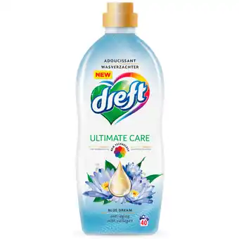 Dekamarkt Dreft Wasverzachter blue dream 40 wasbeurten aanbieding
