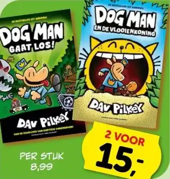 Boekenvoordeel DOG MAN aanbieding