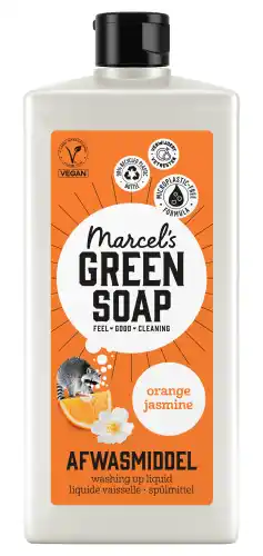 Dekamarkt Green Soap Afwasmiddel sinaasappel & jasmijn aanbieding