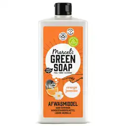 Dekamarkt Green Soap Afwasmiddel sinaasappel & jasmijn aanbieding