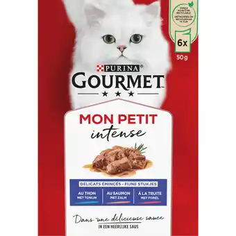 Dekamarkt Gourmet Mon petit tonijn-zalm-forel 6 stuks aanbieding