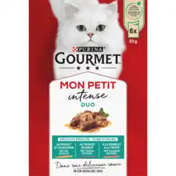 Dekamarkt Gourmet Mon petit duo vlees en vis 6 stuks aanbieding