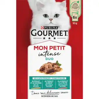 Dekamarkt Gourmet Mon petit duo vlees en vis 6 stuks aanbieding