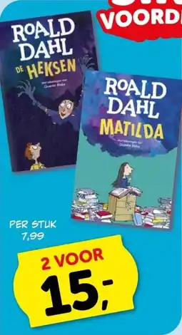 Boekenvoordeel ROALD DAHL aanbieding