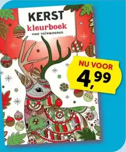 Boekenvoordeel KERST kleurboek aanbieding