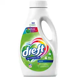 Dekamarkt Dreft Vloeibaar wasmiddel care colour 21 wasbeurten aanbieding