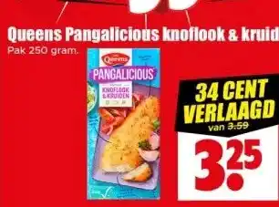 Dirk Queens Pangalicious knoflook & kruiden aanbieding