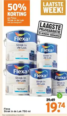 GAMMA Flexa Strak in de Lak 750 ml aanbieding