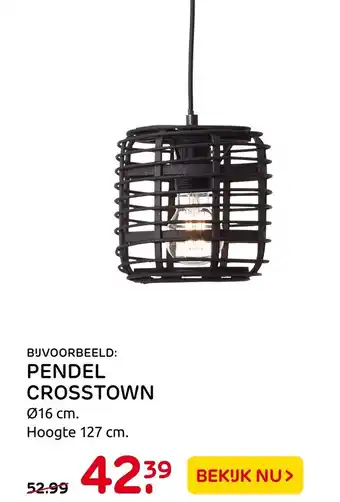 Praxis Pendel Crosstown aanbieding