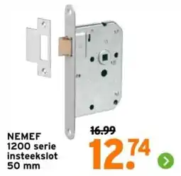 GAMMA NEMEF 1200 serie insteekslot 50 mm aanbieding