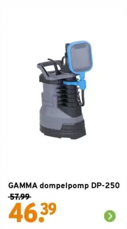 GAMMA GAMMA dompelpomp DP-250 aanbieding
