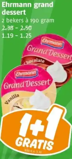 Poiesz Ehrmann grand dessert aanbieding