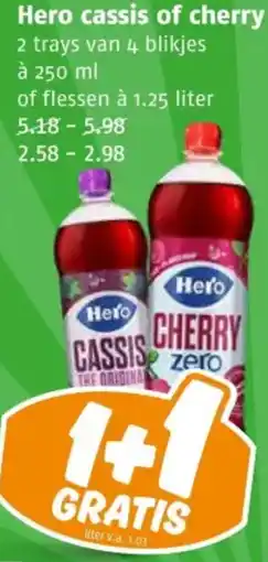 Poiesz Hero cassis of cherry aanbieding