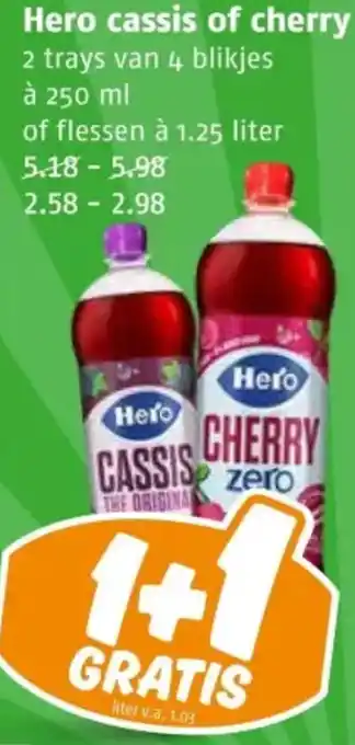 Poiesz Hero cassis of cherry aanbieding