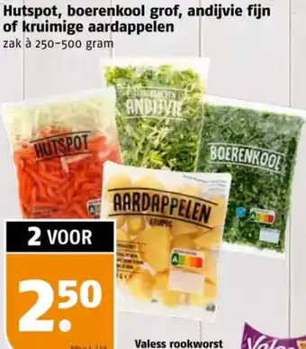 Poiesz Hutspot, boerenkool grof, andijvie fijn of kruimige aardappelen aanbieding