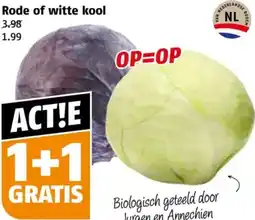 Poiesz Rode of witte kool aanbieding