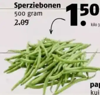 Poiesz Sperziebonen aanbieding