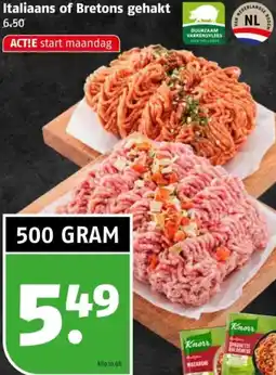Poiesz Italiaans of Bretons gehakt aanbieding