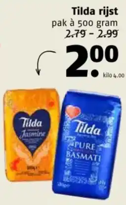 Poiesz Tilda rijst aanbieding